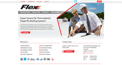 Desktop Screenshot of flexroofingsystems.com